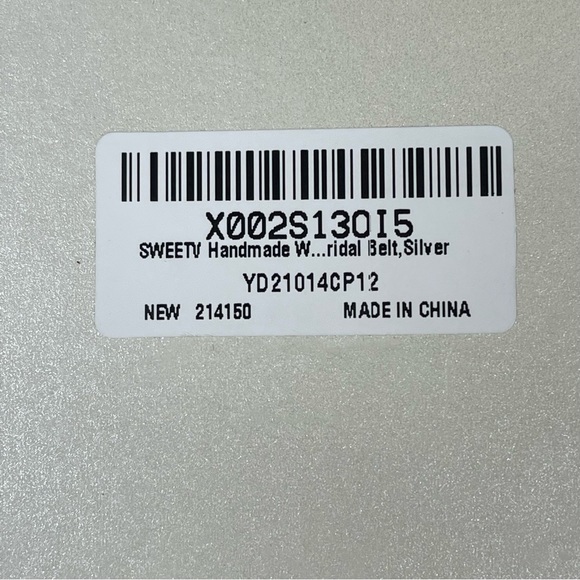 NWT SweetV Chrystal Bridal Belt - Picture 13 of 14